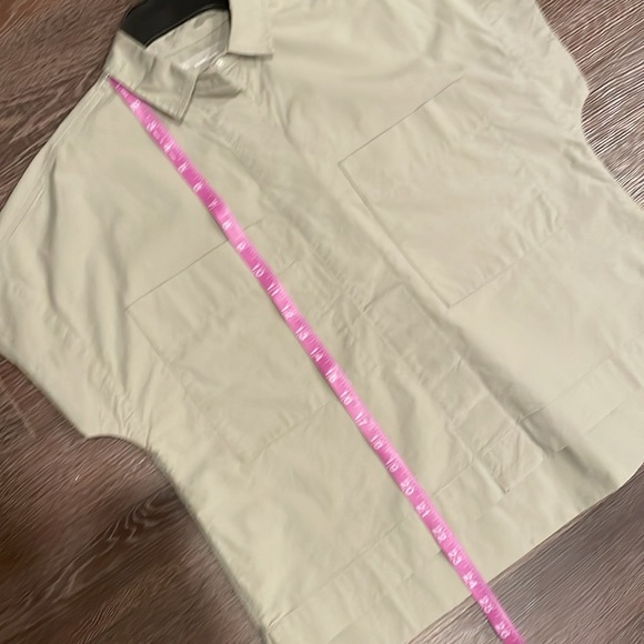 🌿Everlane The Short Sleeve Button Down Box Minimalist Shirt poplin XS - Picture 8 of 13